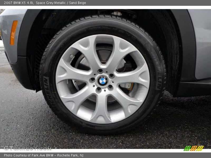 Space Grey Metallic / Sand Beige 2007 BMW X5 4.8i