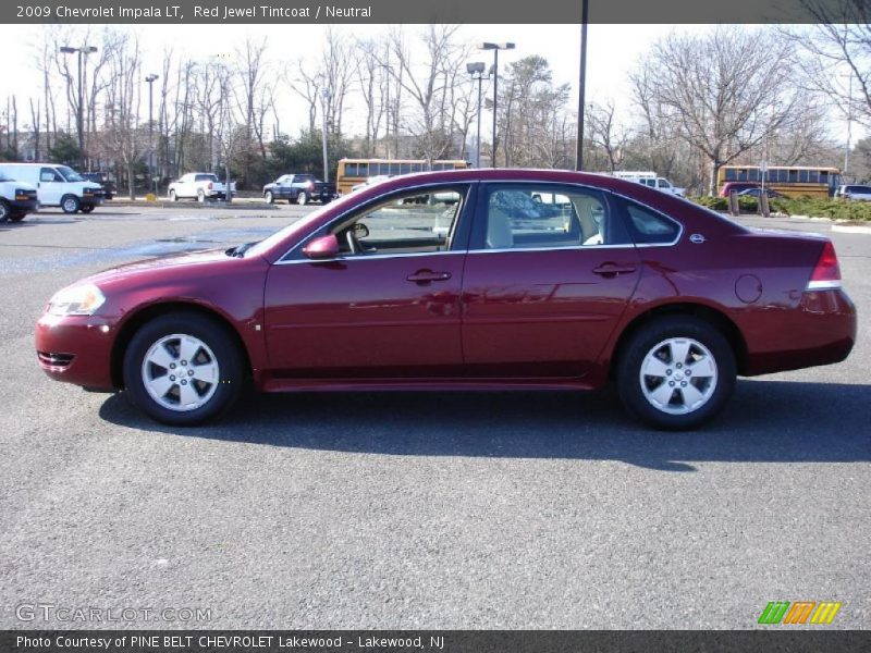 Red Jewel Tintcoat / Neutral 2009 Chevrolet Impala LT