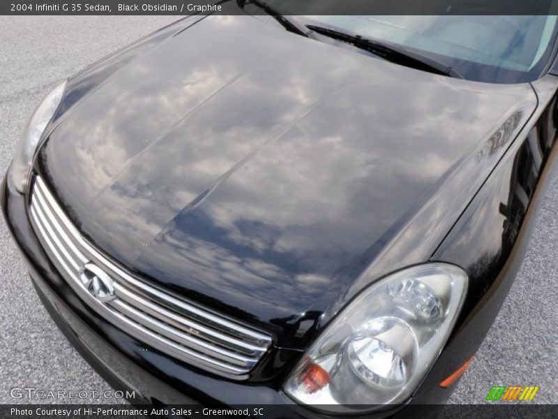 Black Obsidian / Graphite 2004 Infiniti G 35 Sedan
