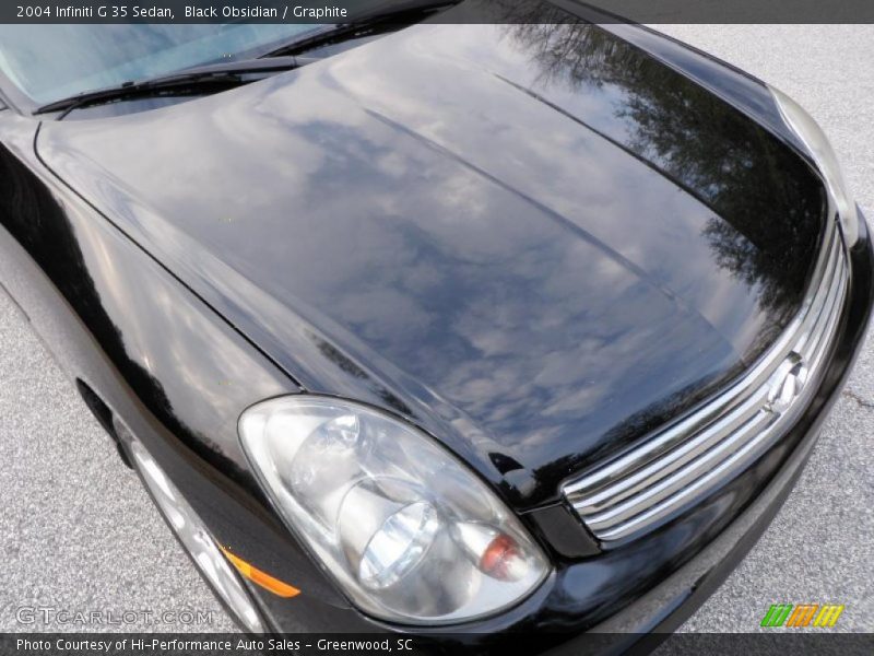 Black Obsidian / Graphite 2004 Infiniti G 35 Sedan