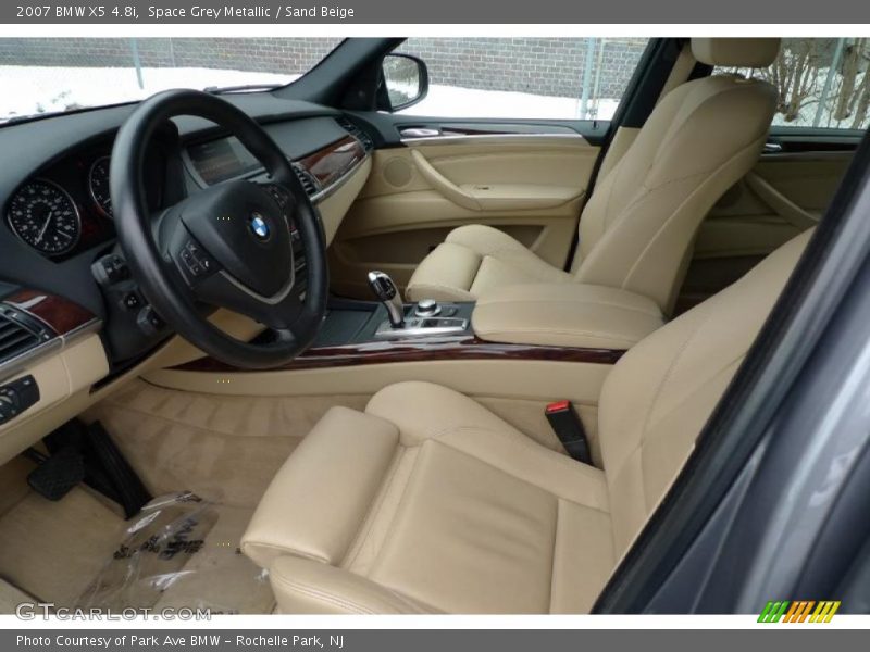 Space Grey Metallic / Sand Beige 2007 BMW X5 4.8i