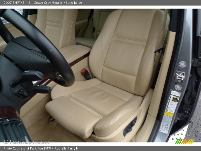 Space Grey Metallic / Sand Beige 2007 BMW X5 4.8i
