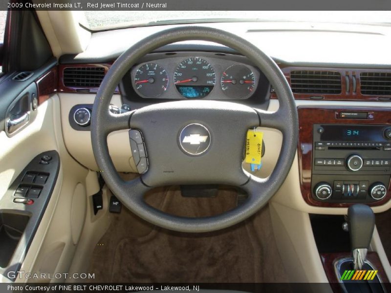 Red Jewel Tintcoat / Neutral 2009 Chevrolet Impala LT