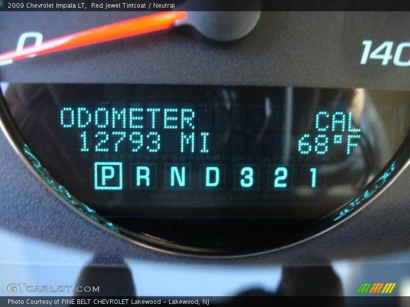 Red Jewel Tintcoat / Neutral 2009 Chevrolet Impala LT