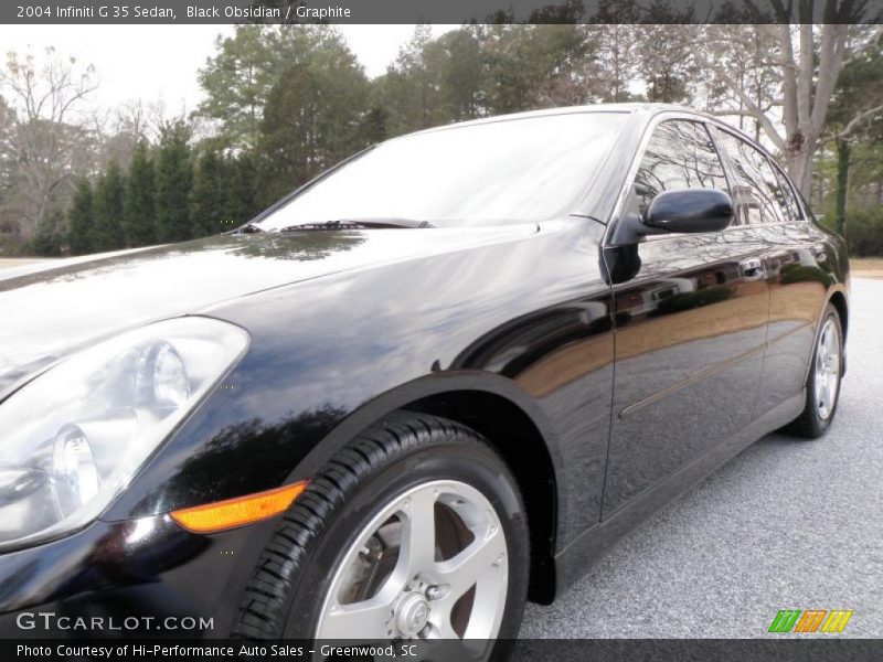 Black Obsidian / Graphite 2004 Infiniti G 35 Sedan