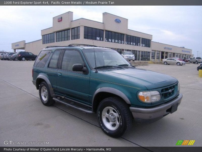 Pacific Green Metallic / Medium Prairie Tan 1998 Ford Explorer Sport 4x4