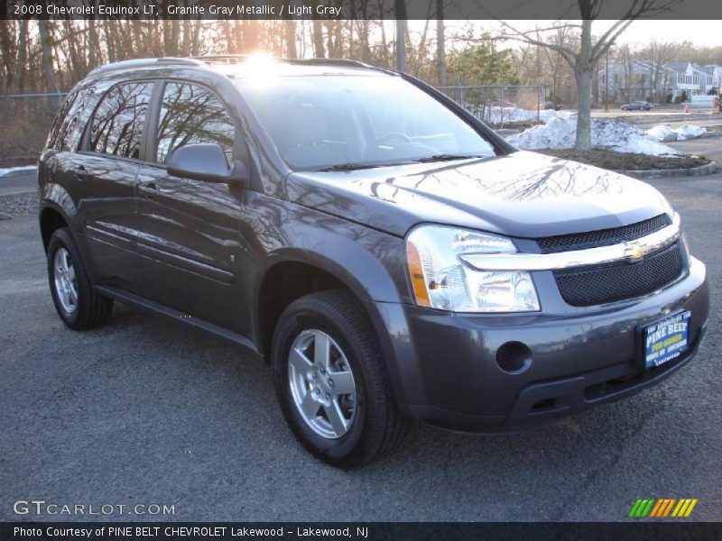 Granite Gray Metallic / Light Gray 2008 Chevrolet Equinox LT