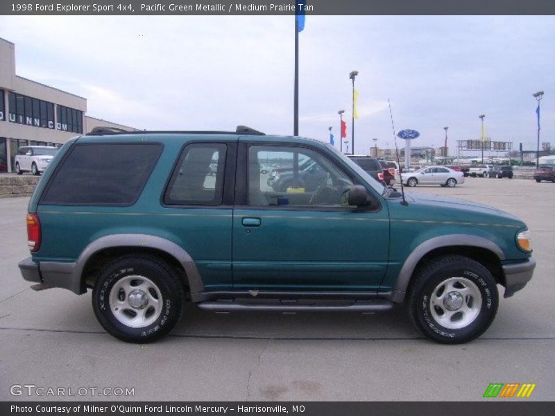 Pacific Green Metallic / Medium Prairie Tan 1998 Ford Explorer Sport 4x4