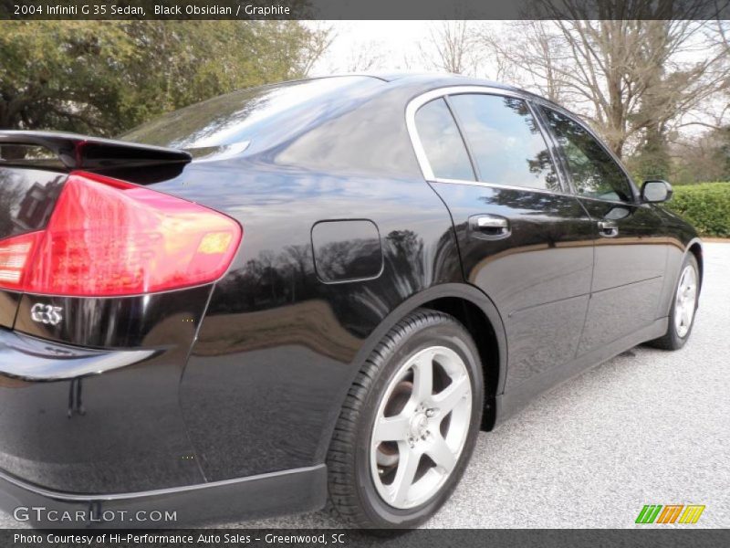 Black Obsidian / Graphite 2004 Infiniti G 35 Sedan