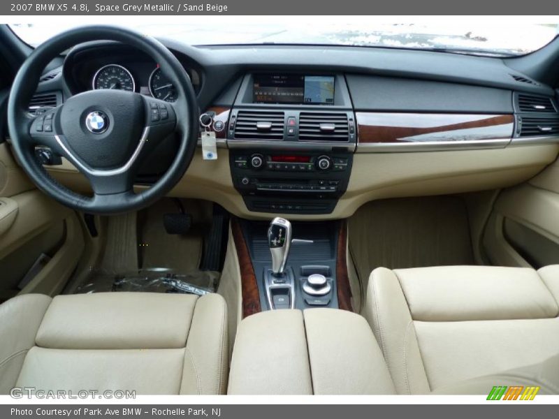 Space Grey Metallic / Sand Beige 2007 BMW X5 4.8i