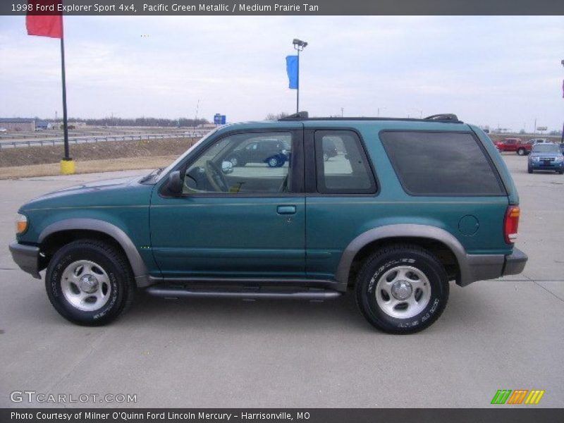 Pacific Green Metallic / Medium Prairie Tan 1998 Ford Explorer Sport 4x4