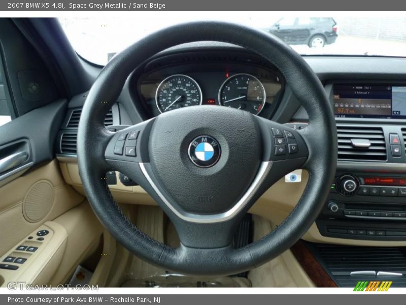 Space Grey Metallic / Sand Beige 2007 BMW X5 4.8i