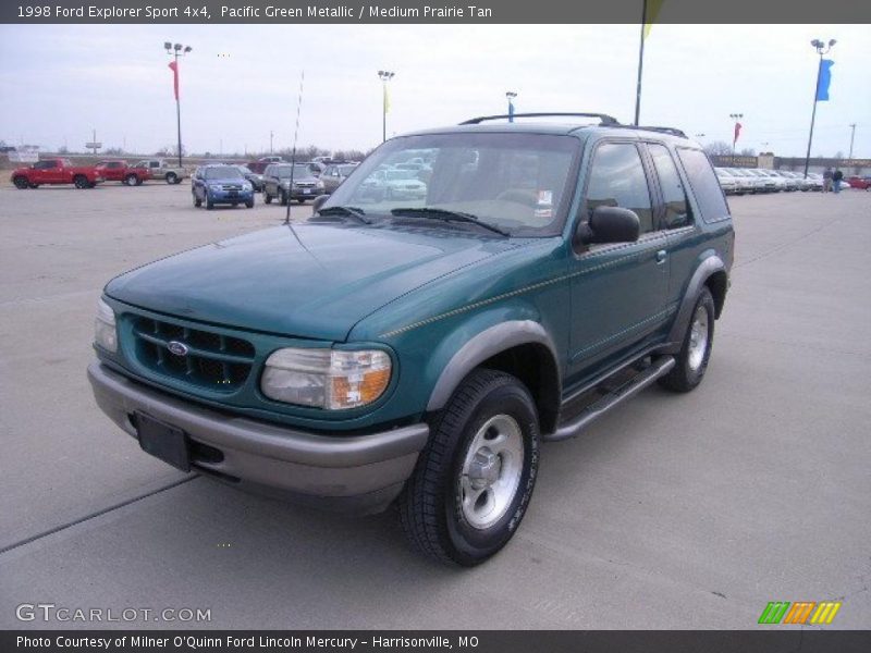 Pacific Green Metallic / Medium Prairie Tan 1998 Ford Explorer Sport 4x4