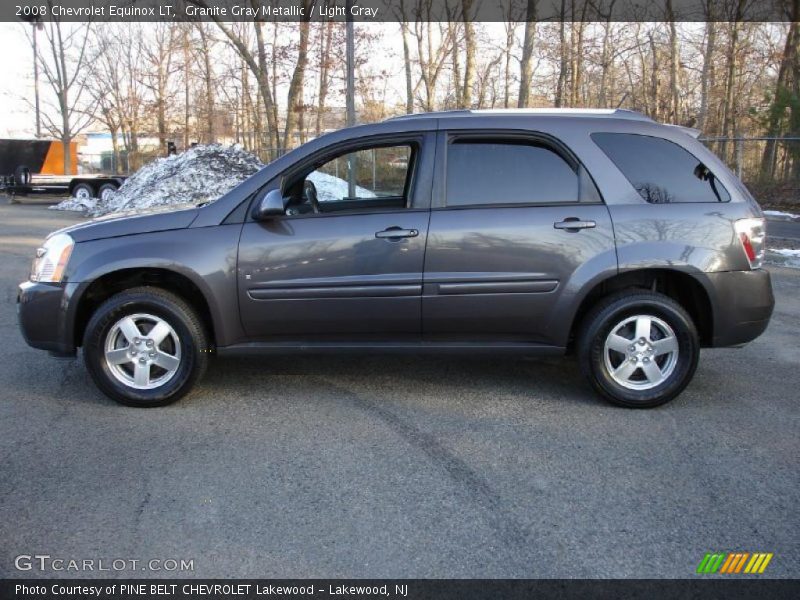 Granite Gray Metallic / Light Gray 2008 Chevrolet Equinox LT