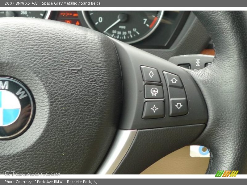 Space Grey Metallic / Sand Beige 2007 BMW X5 4.8i