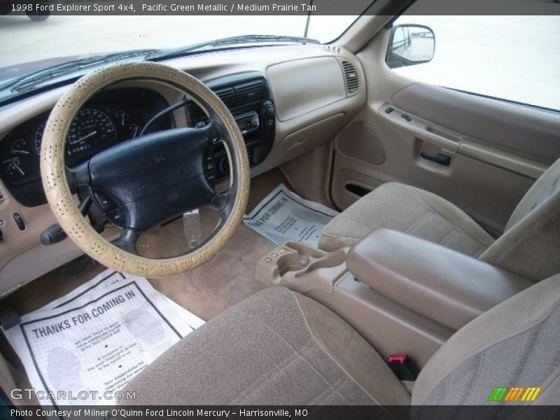 Pacific Green Metallic / Medium Prairie Tan 1998 Ford Explorer Sport 4x4