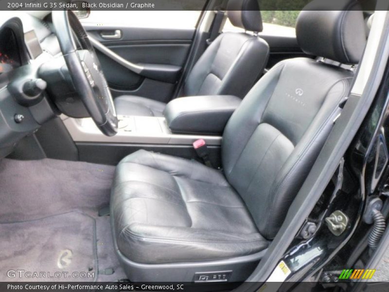 Black Obsidian / Graphite 2004 Infiniti G 35 Sedan