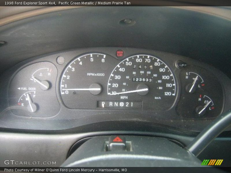 Pacific Green Metallic / Medium Prairie Tan 1998 Ford Explorer Sport 4x4