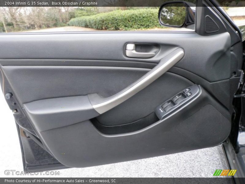 Black Obsidian / Graphite 2004 Infiniti G 35 Sedan