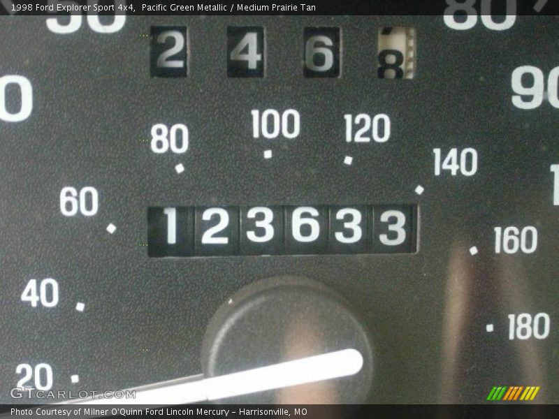 Pacific Green Metallic / Medium Prairie Tan 1998 Ford Explorer Sport 4x4