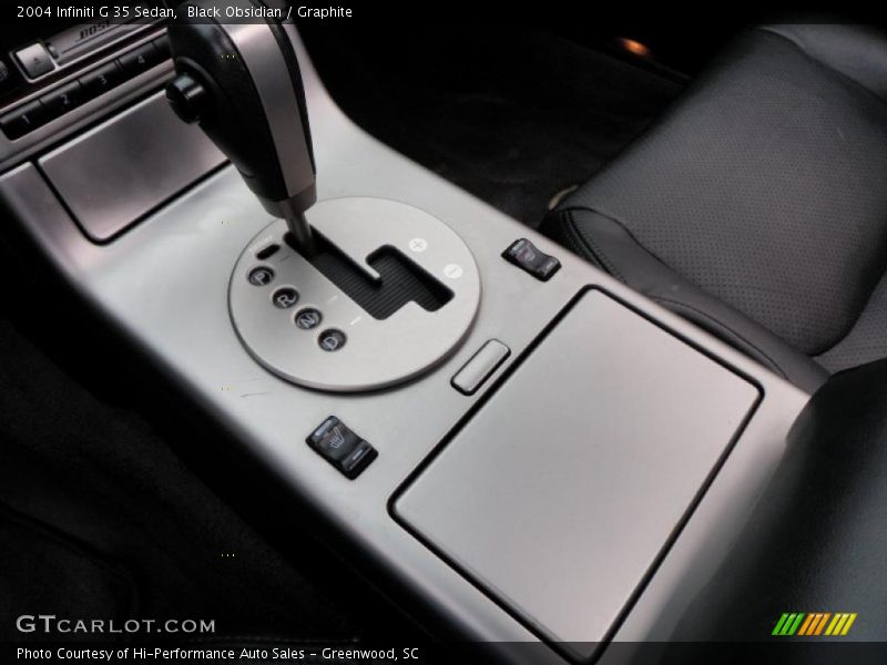 Black Obsidian / Graphite 2004 Infiniti G 35 Sedan