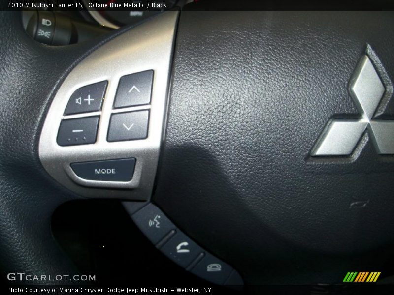 Octane Blue Metallic / Black 2010 Mitsubishi Lancer ES