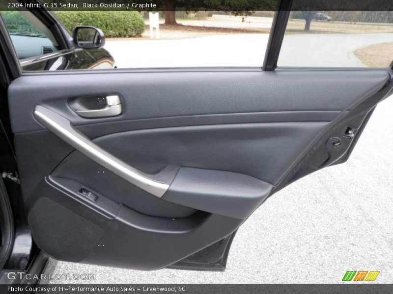 Black Obsidian / Graphite 2004 Infiniti G 35 Sedan