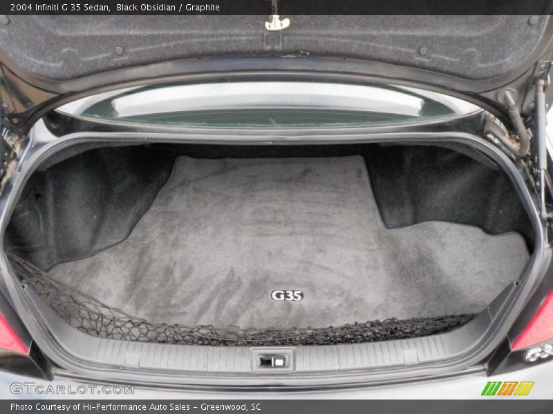 Black Obsidian / Graphite 2004 Infiniti G 35 Sedan