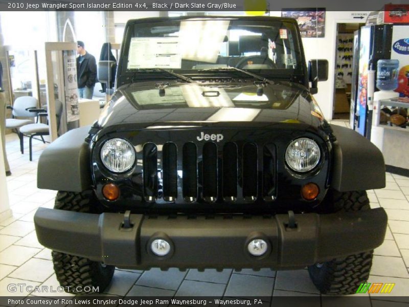 Black / Dark Slate Gray/Blue 2010 Jeep Wrangler Sport Islander Edition 4x4