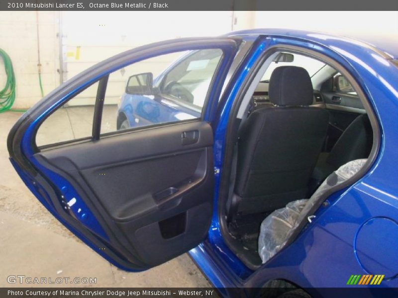 Octane Blue Metallic / Black 2010 Mitsubishi Lancer ES