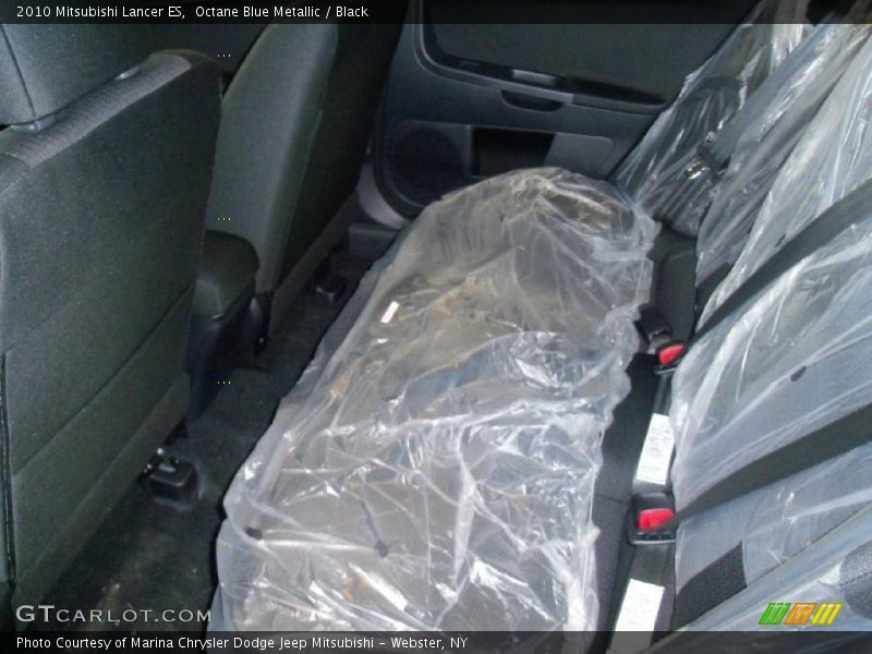 Octane Blue Metallic / Black 2010 Mitsubishi Lancer ES