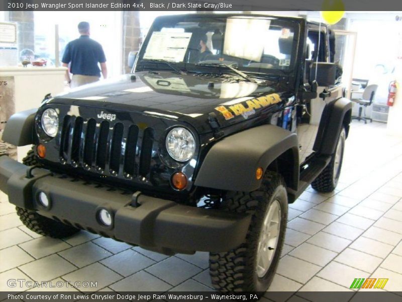 Black / Dark Slate Gray/Blue 2010 Jeep Wrangler Sport Islander Edition 4x4