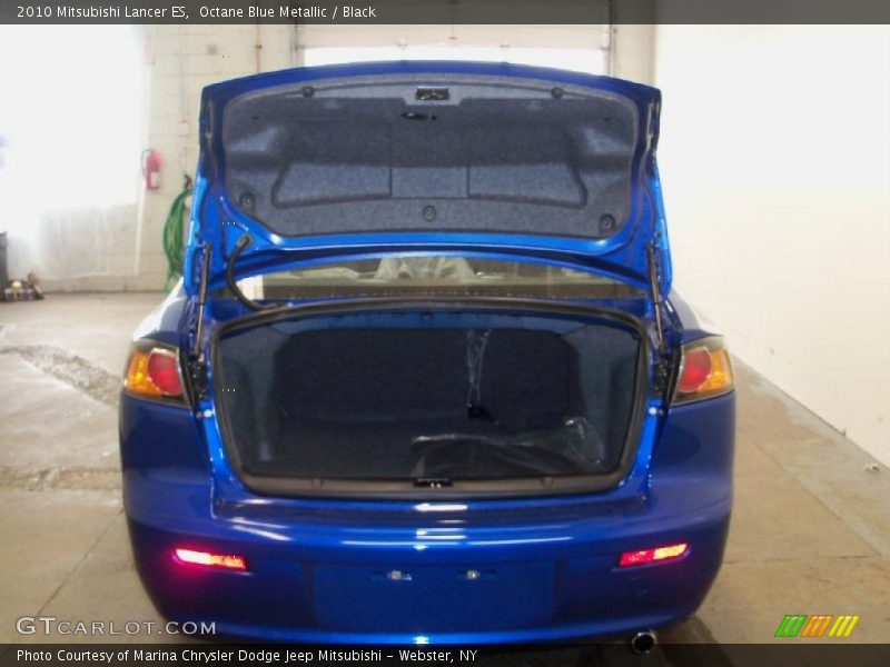 Octane Blue Metallic / Black 2010 Mitsubishi Lancer ES