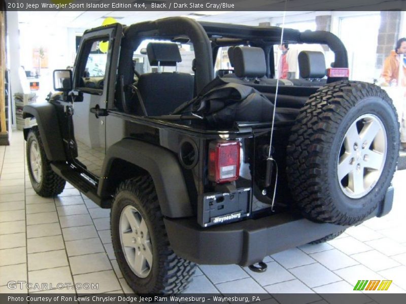 Black / Dark Slate Gray/Blue 2010 Jeep Wrangler Sport Islander Edition 4x4