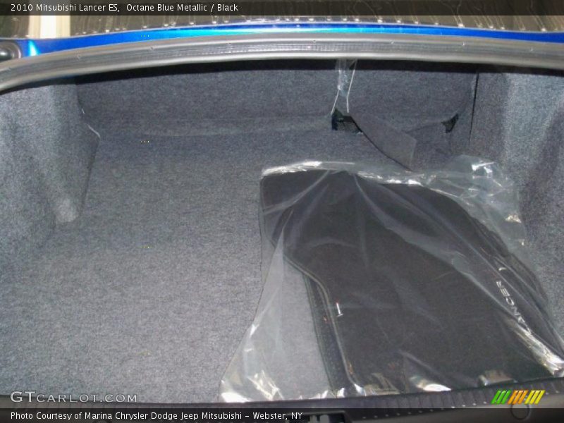 Octane Blue Metallic / Black 2010 Mitsubishi Lancer ES