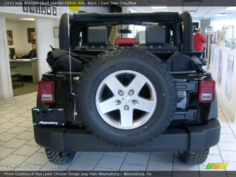 Black / Dark Slate Gray/Blue 2010 Jeep Wrangler Sport Islander Edition 4x4