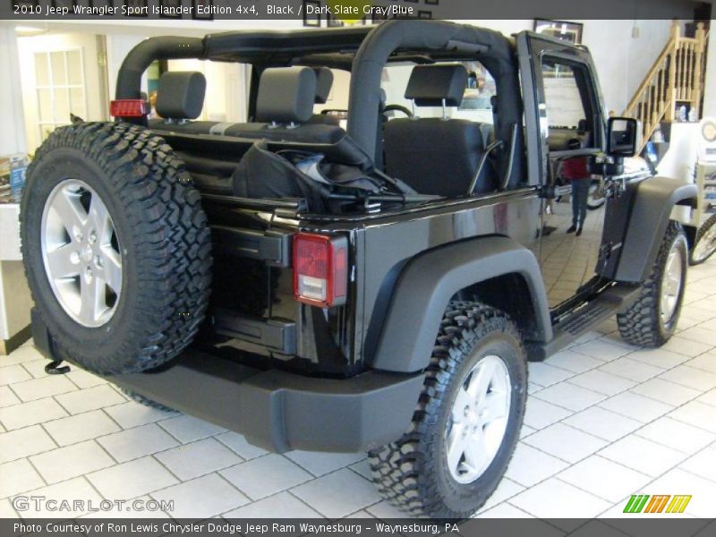 Black / Dark Slate Gray/Blue 2010 Jeep Wrangler Sport Islander Edition 4x4