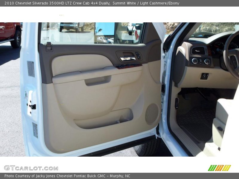 Summit White / Light Cashmere/Ebony 2010 Chevrolet Silverado 3500HD LTZ Crew Cab 4x4 Dually