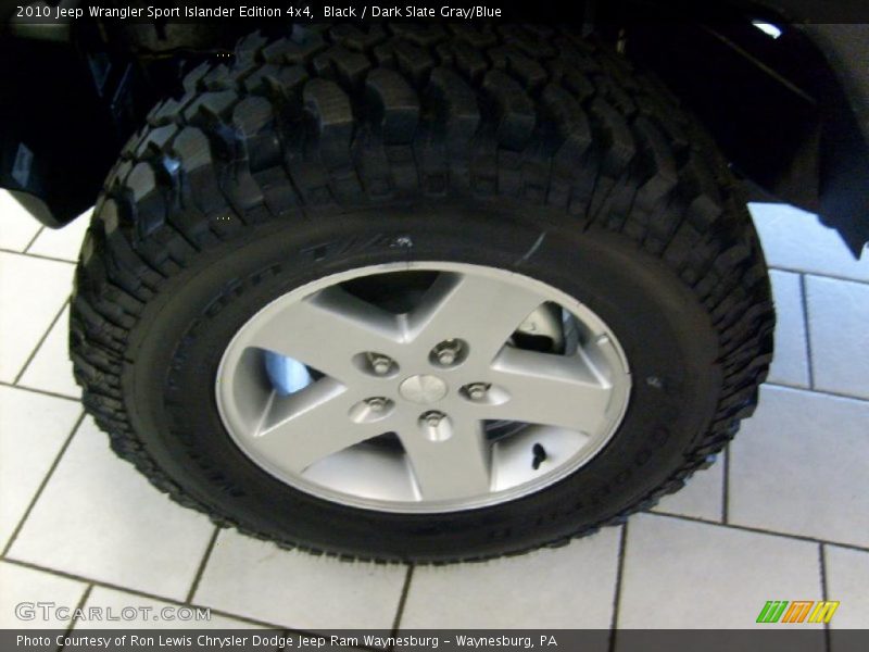 Black / Dark Slate Gray/Blue 2010 Jeep Wrangler Sport Islander Edition 4x4