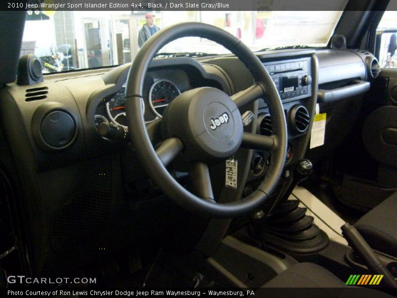 Black / Dark Slate Gray/Blue 2010 Jeep Wrangler Sport Islander Edition 4x4