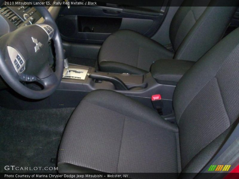 Rally Red Metallic / Black 2010 Mitsubishi Lancer ES