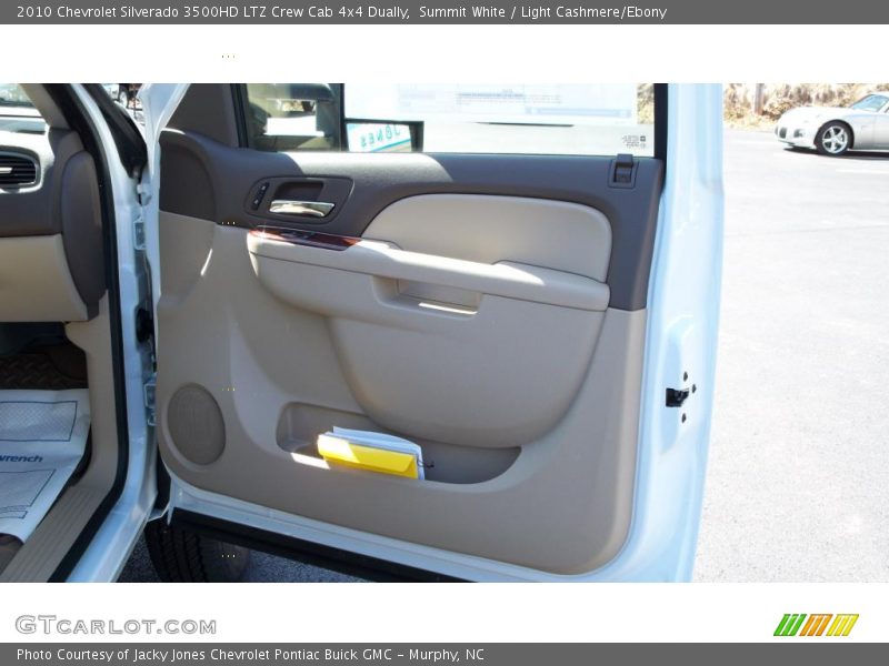 Summit White / Light Cashmere/Ebony 2010 Chevrolet Silverado 3500HD LTZ Crew Cab 4x4 Dually