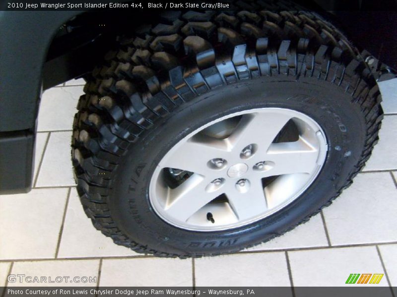 Black / Dark Slate Gray/Blue 2010 Jeep Wrangler Sport Islander Edition 4x4