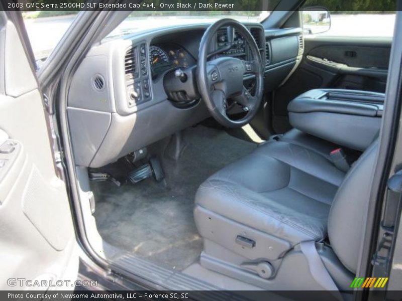 Onyx Black / Dark Pewter 2003 GMC Sierra 2500HD SLT Extended Cab 4x4