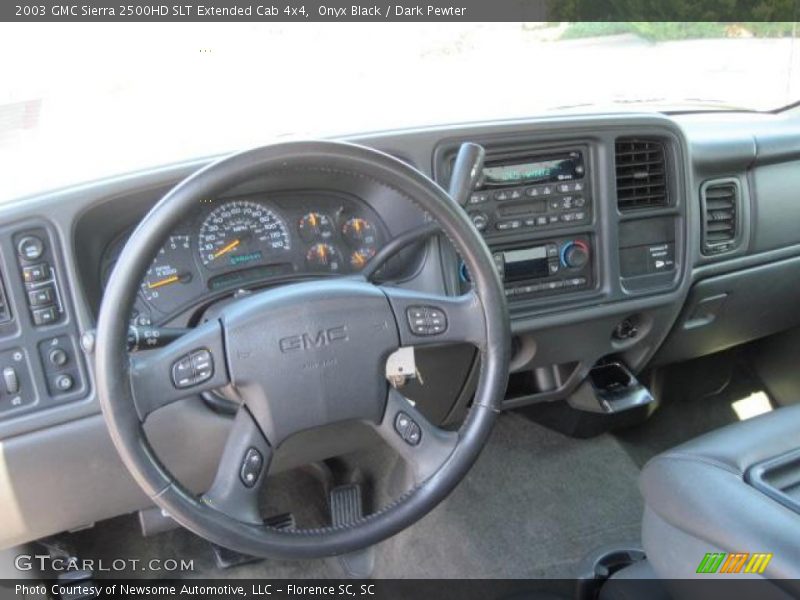 Onyx Black / Dark Pewter 2003 GMC Sierra 2500HD SLT Extended Cab 4x4