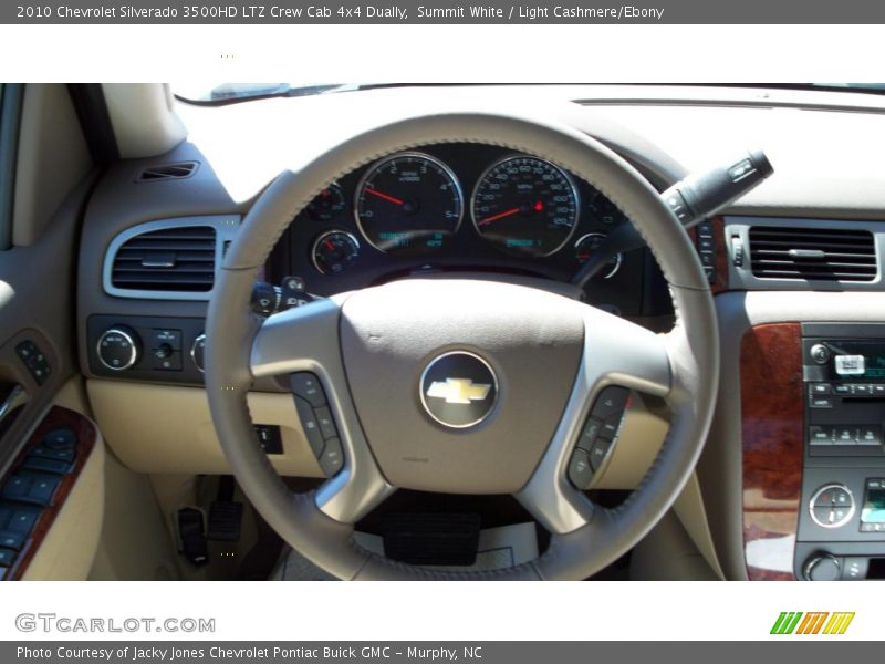 Summit White / Light Cashmere/Ebony 2010 Chevrolet Silverado 3500HD LTZ Crew Cab 4x4 Dually