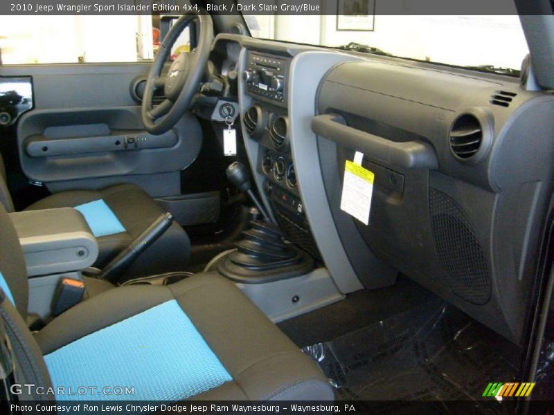 Black / Dark Slate Gray/Blue 2010 Jeep Wrangler Sport Islander Edition 4x4