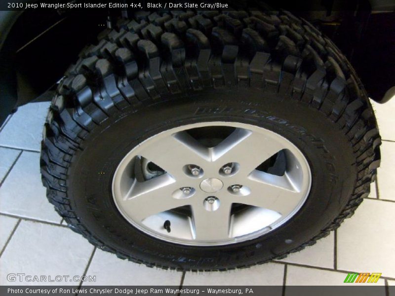 Black / Dark Slate Gray/Blue 2010 Jeep Wrangler Sport Islander Edition 4x4