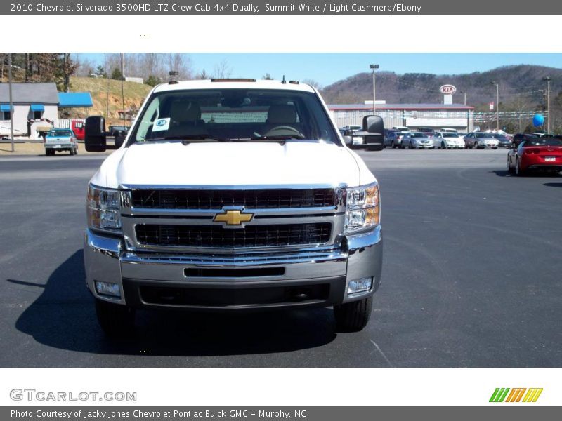 Summit White / Light Cashmere/Ebony 2010 Chevrolet Silverado 3500HD LTZ Crew Cab 4x4 Dually