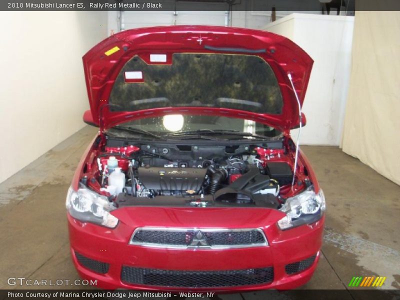 Rally Red Metallic / Black 2010 Mitsubishi Lancer ES
